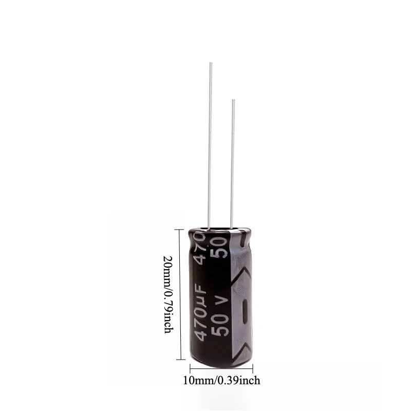 85pcs 50V 470uF Electrolytic Capacitor 105C High Temp Radial Long Life 10x13 10x17 10x20mm for Power Supply
