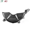 DUCATI 파니갈레 V4 V4S 2025 2018-2024 탄소 섬유 왼쪽 발전기 커버, 엔진 케이스 보호 캡, 오토바이 페어링 매트 6