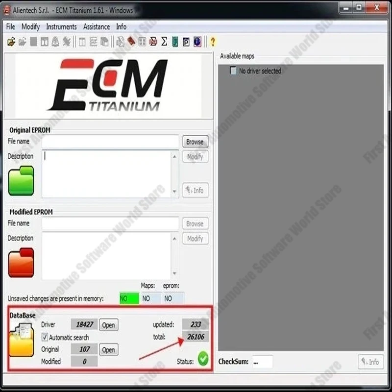 2024 Hot !ECM TITANIUM 1.61 With 26000 + Driver ECM 18259+ Drivers for ecu tool Send link or CD or USB windows 10