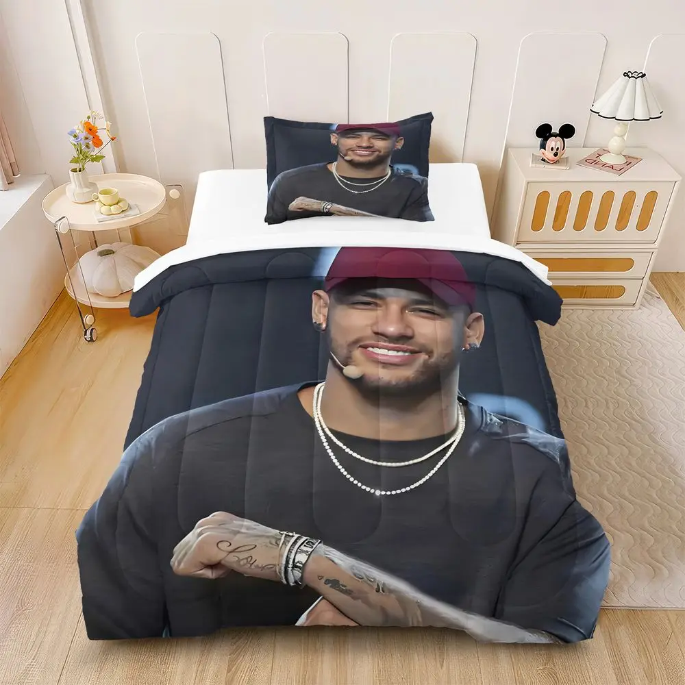 Street Cap Male Portrait Print Comforter Set Quilt Bedding Set Pillowcase Mens Guest Room Fashion Decor Complete Bedding