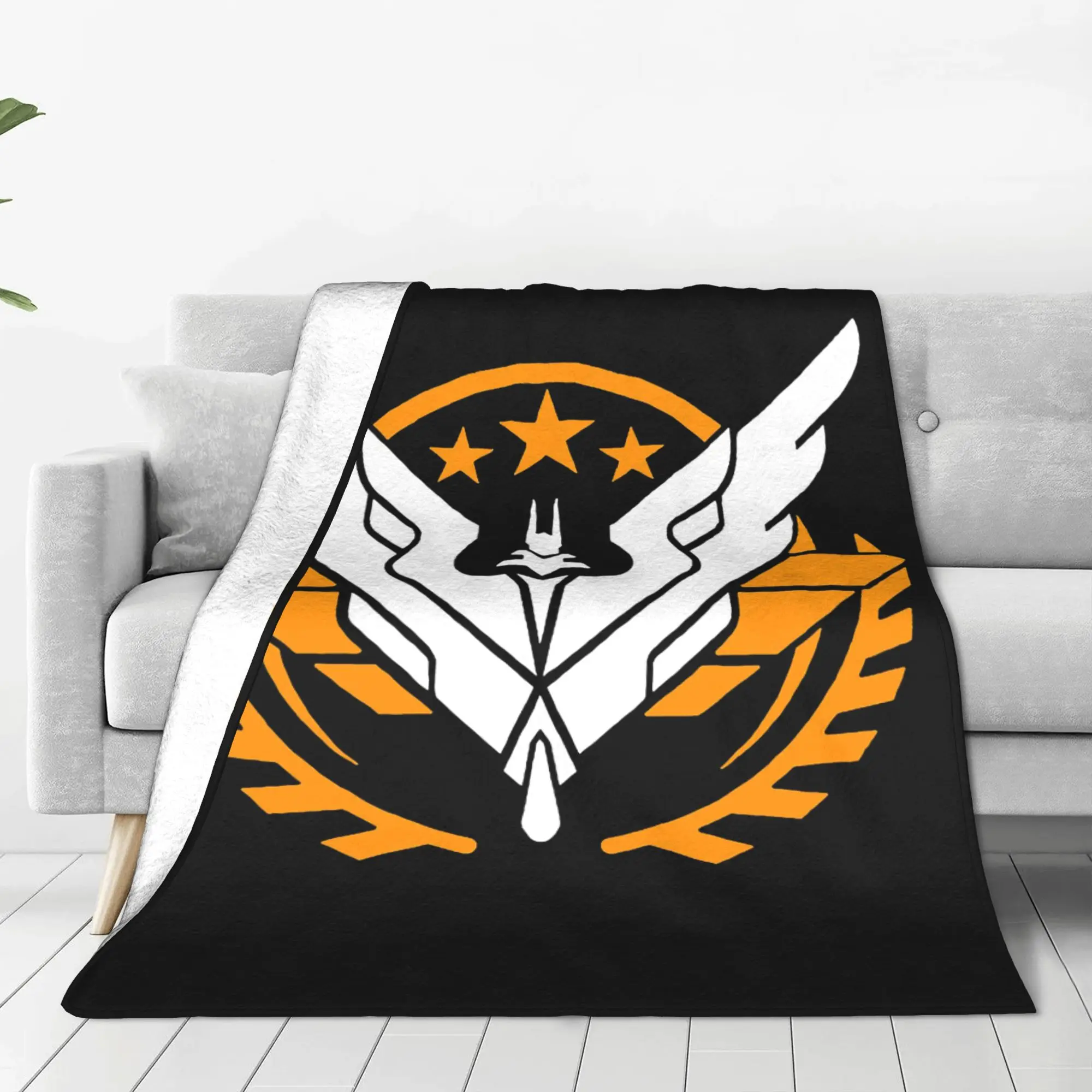 Elite Dangerous - Triple Elite  Blankets Breathable Fleece Sofa Throw Blanket for Couch Bedding Office Throws Bedspread Quilt
