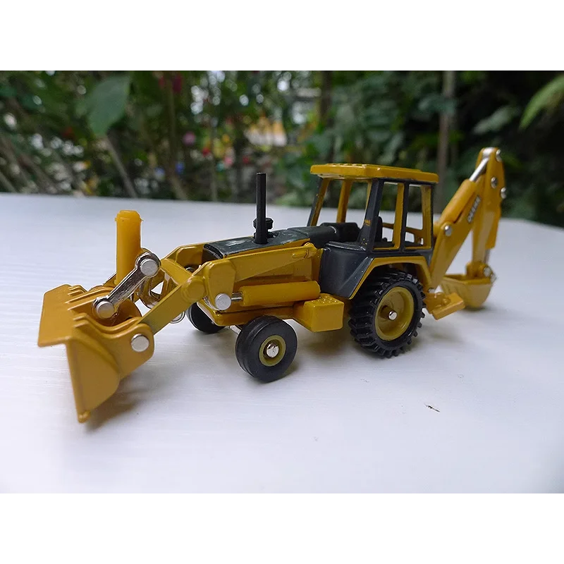 

Diecast ERTL 1:64 Scale Backhoe Two-end Alloy Excavator Model Collectible Toy Gift Souvenir Display Ornament