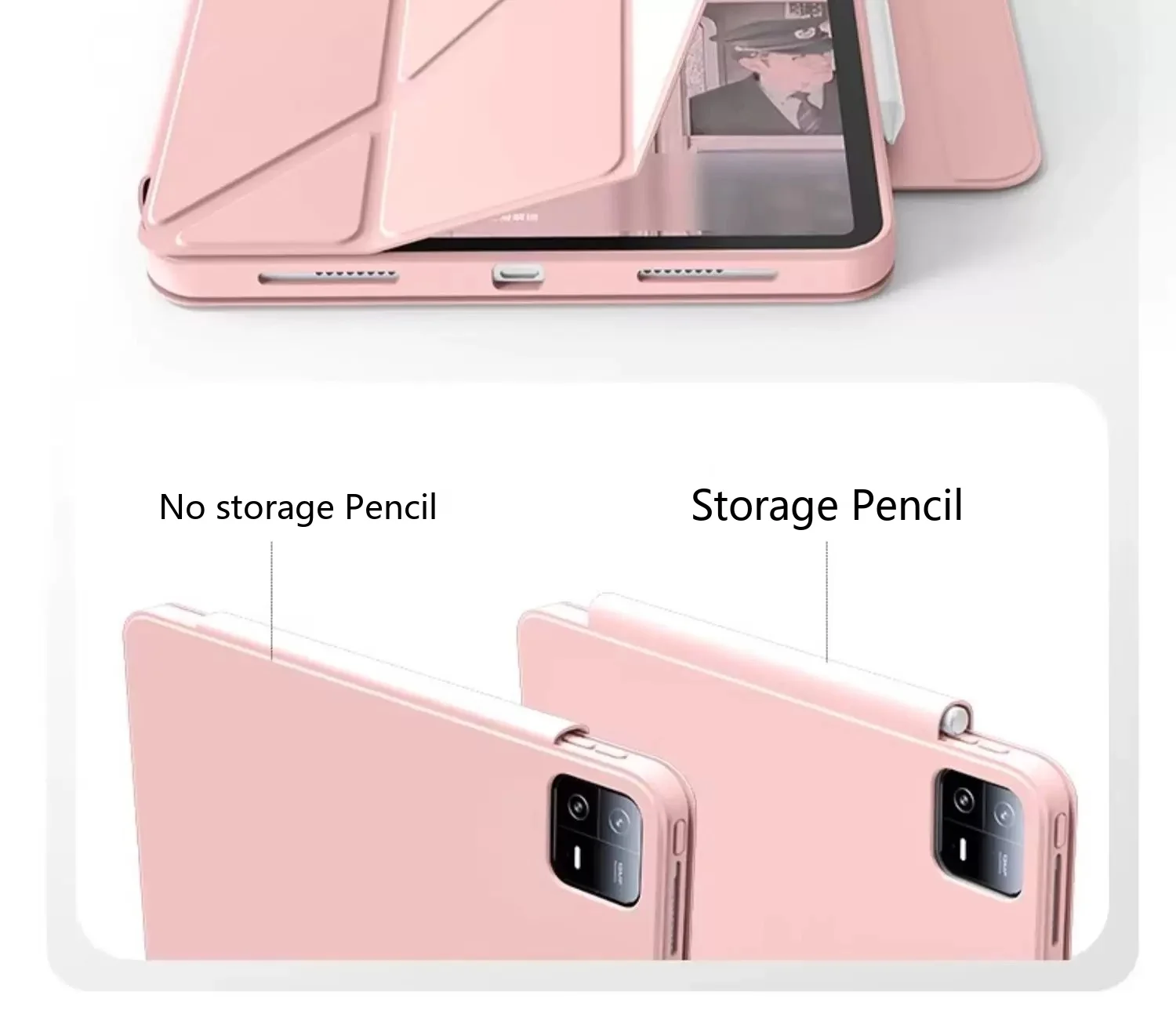 Für Xiaomi Pad Redmi Pad 12,4 12,1 11 10,6 9,7 Zoll Silikon Magnetische Stoßfeste Sleep-Wake-Hülle – Detail 8