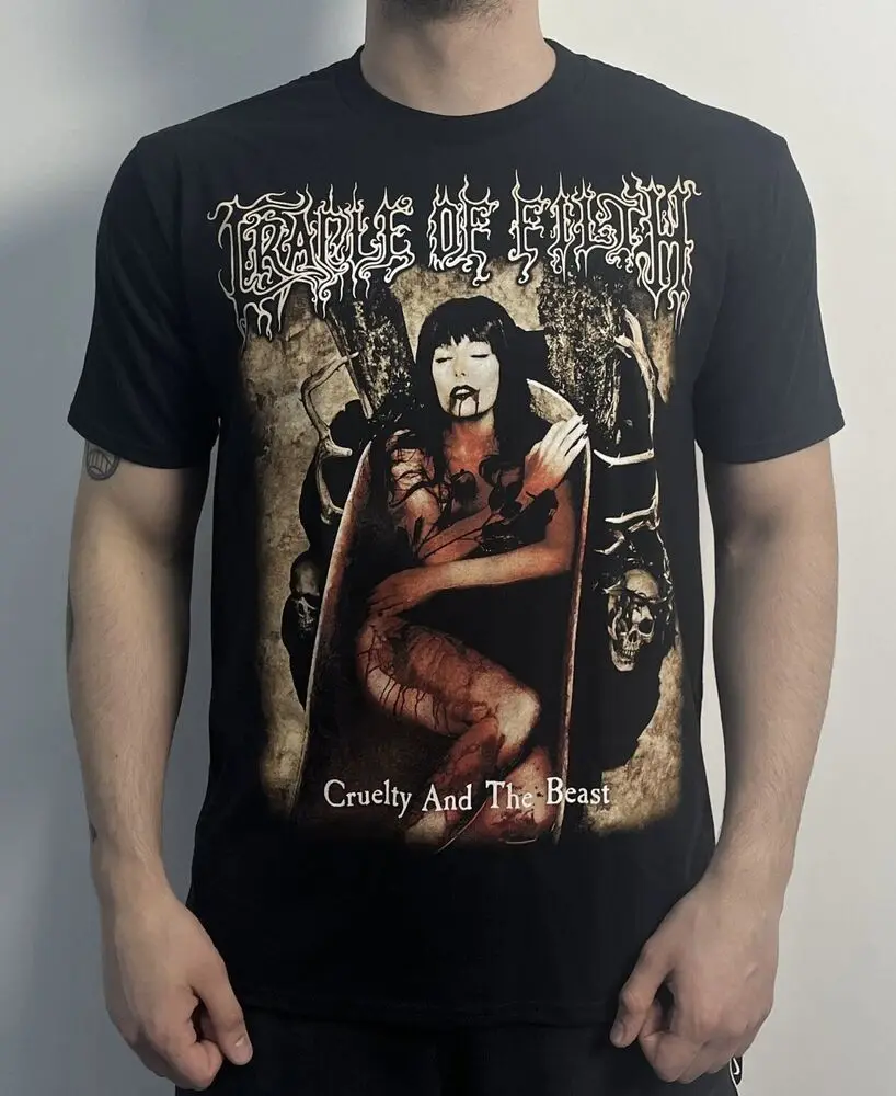 Cradle Of  - Cruelty And The T-Shirt Black High Quality 100%Cotton Short Sleeve