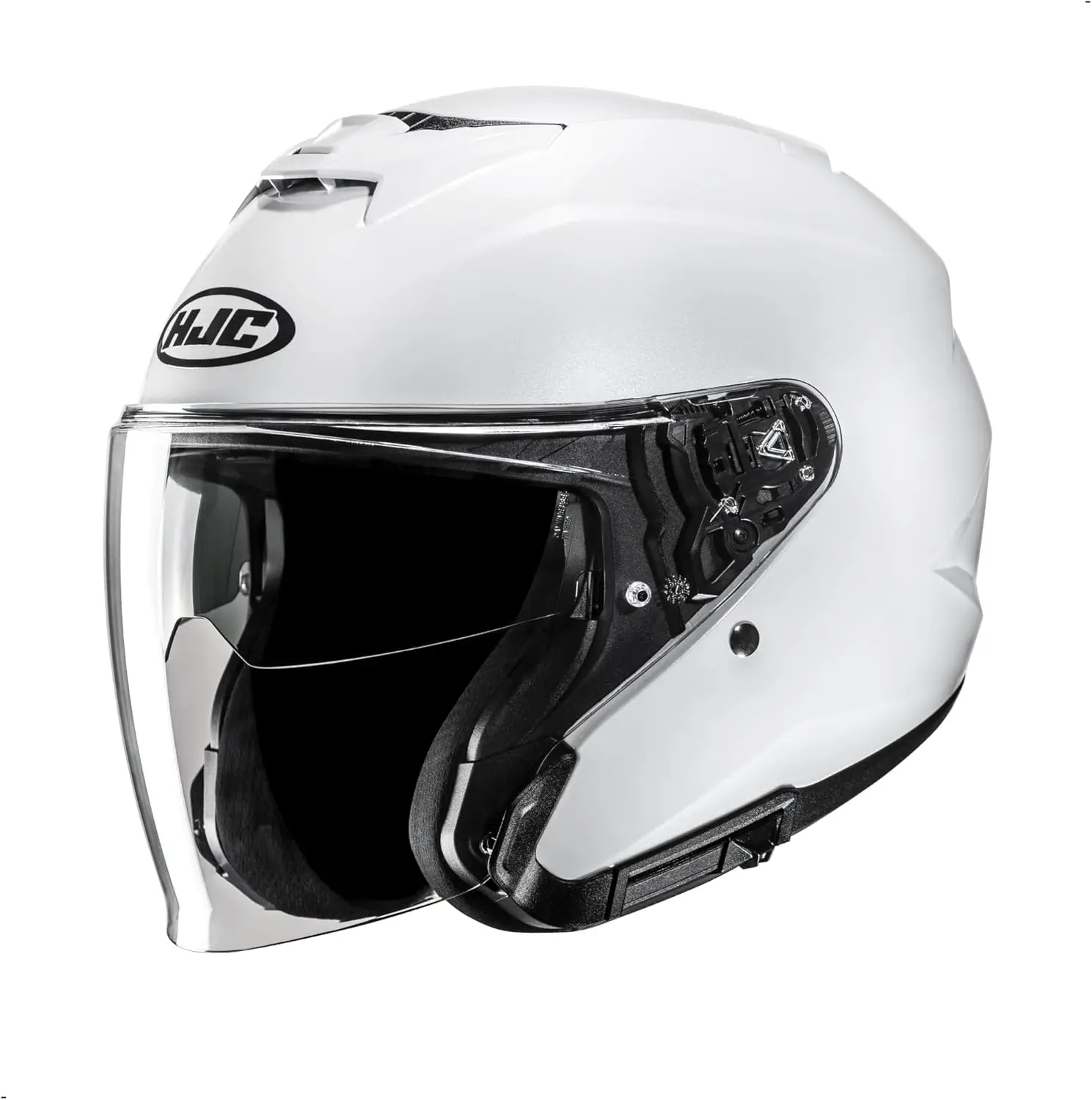 

i31 Solid Open Face Motorcycle Helmet, DOT Approved (White, X-Small)