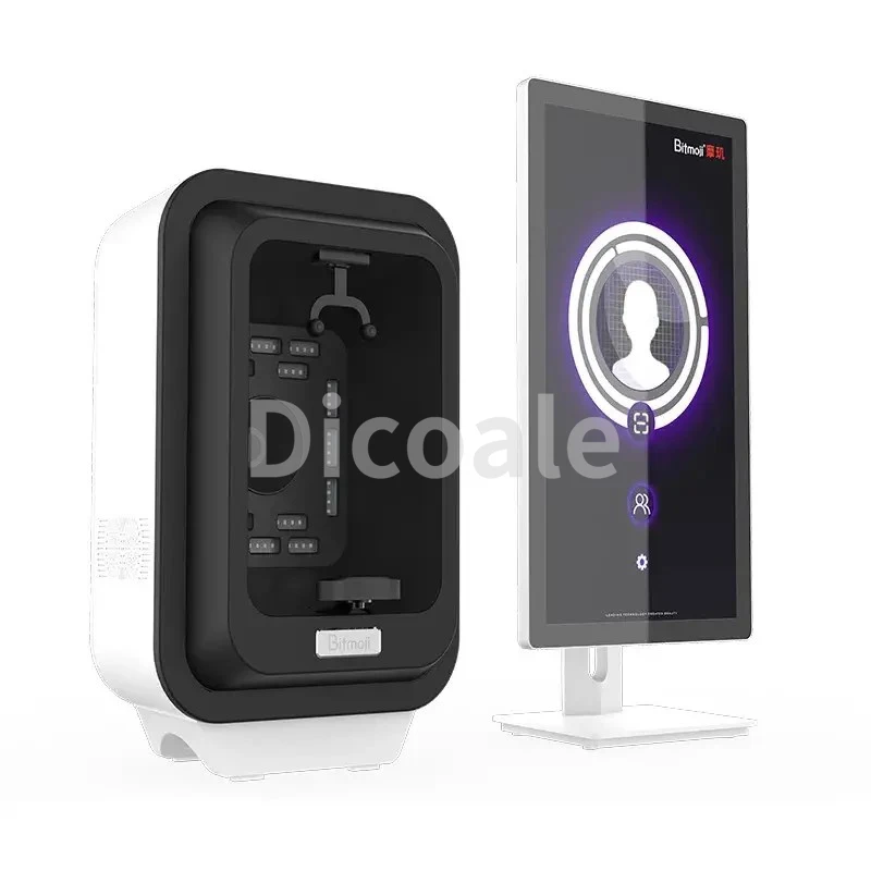 2023 die neueste ai Haut analysator Maschine Feuchtigkeit erkennung 3D Gesichtshaut analyze Gesichts scanner Schönheits salon verwendet Haut analysator