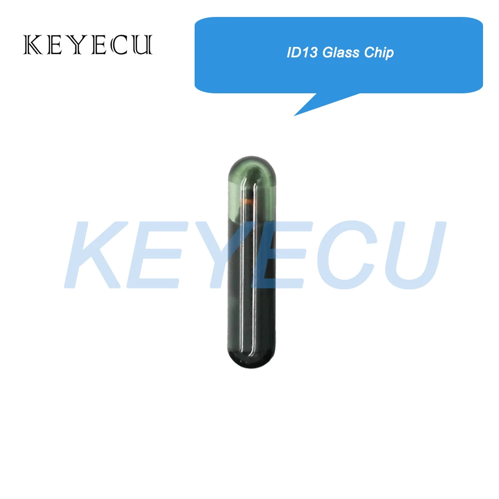 

Keyecu Blank ID13 Стеклянный чип Автоматический чип импульса транспондера для Acura Buick Cadillac Chevrolet Honda Pontiac Oldsmobile