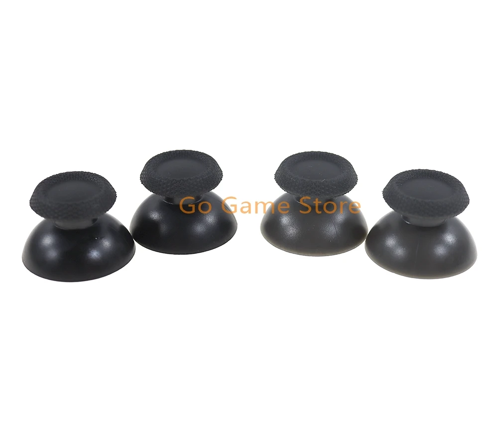 2 pçs preto cinza 3d analógico joystick vara tampa para playstation 5 ps5 controlador polegar capa cogumelo boné