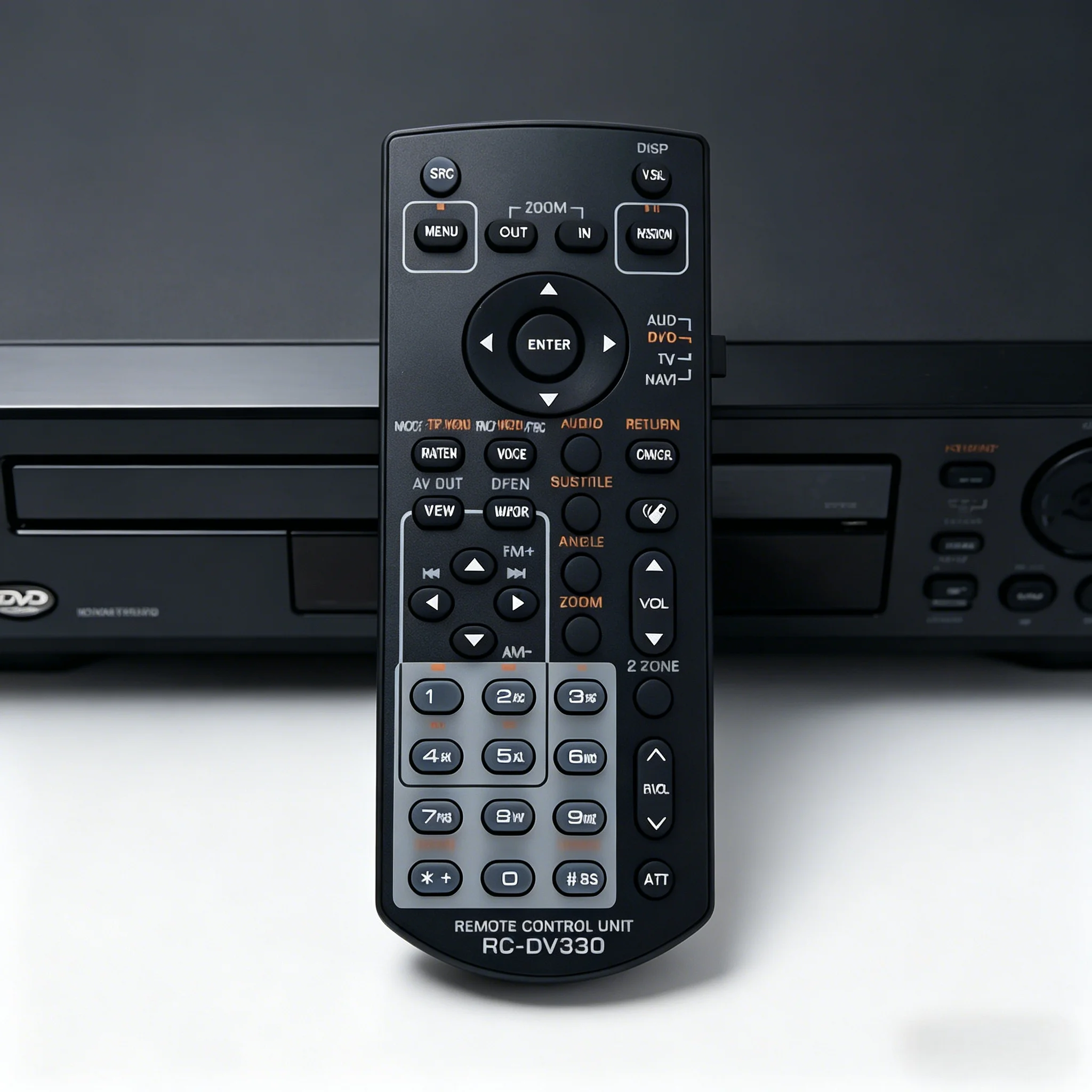 

RC-DV330 Replacement Remote for Kenwood DNX6000EX DNX7100 DDX8019 DNX7000EX Car Navigation DVD Player