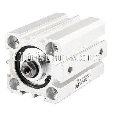 Pneumatic 25mm Bore 35mm Stroke Double Acting Cylinder