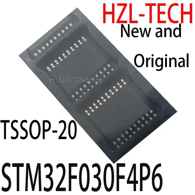 5PCS New and Original  TSSOP-20 STM32F030 TSSOP 32F030F4P6 SMD Value-line ARM-based 32-bit MCU STM32F030F4P6