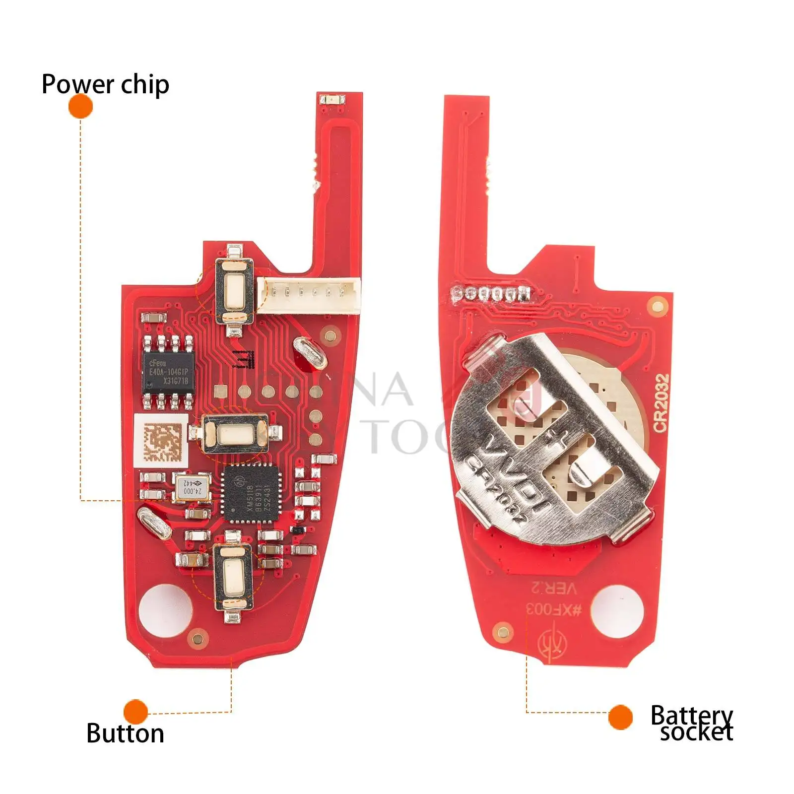 Xhorse 2nd Generation Wire Remote Key for Audi A6L Q7 Type 3 Buttons XKA620EN Global Version