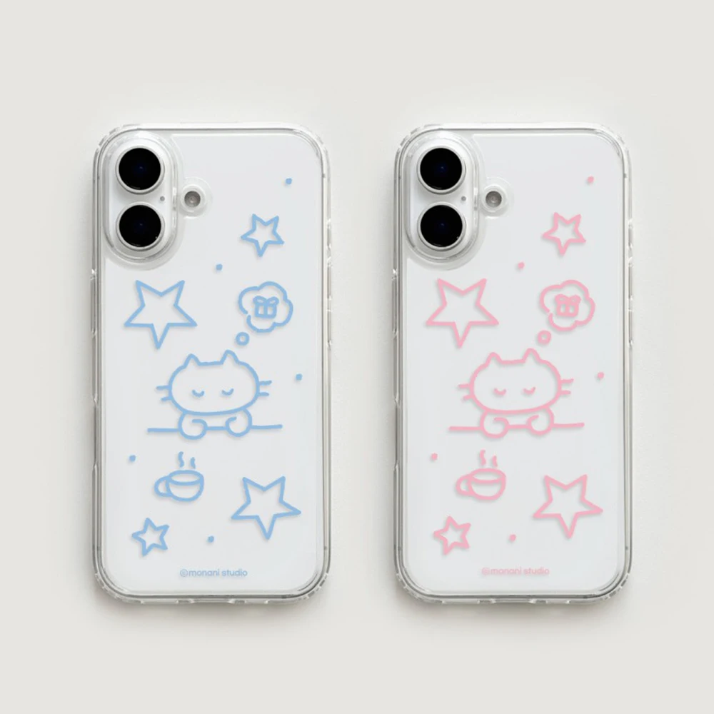 Clmj Korean ins Winter Cat Star Phone Case For Samsung Galaxy S26 S25 S24 S23 S22 S21 S20 Note20 Edge Plus Ultra Lite 5G Cover