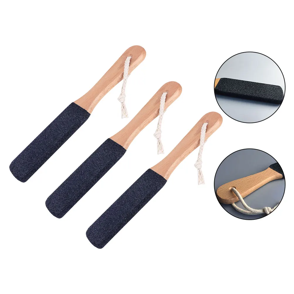 

3Pcs Double Sided Foot Scraper with Non Slip Handle for Effective Callus Removal