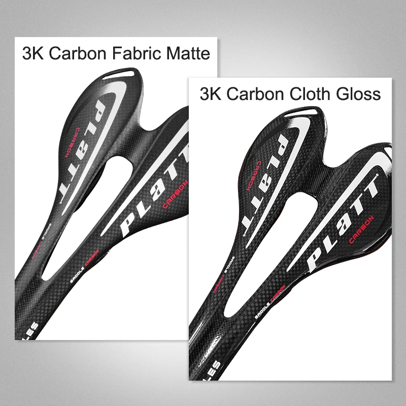 3K Vollcarbon-Fahrradsattel, ultraleicht, MTB-Rennradsitz, 270x143mm, matt/glänzend – Detail 10