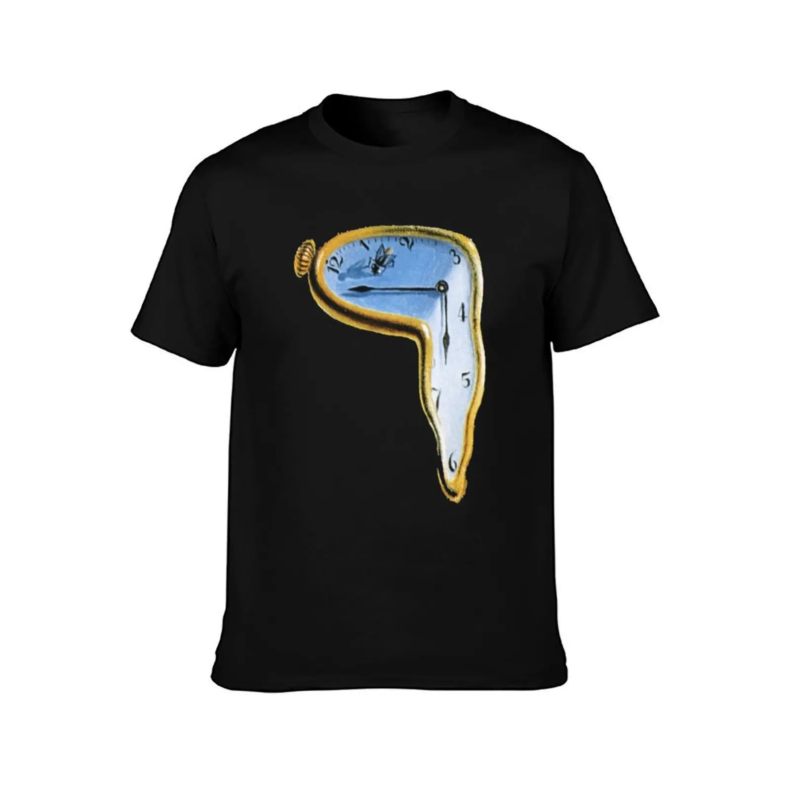 Salvador Dali The Persistence of Memory Classic . T-Shirt, Summer Casual Cotton Tee, Oversized Streetwear Tops, Unisex Men Women