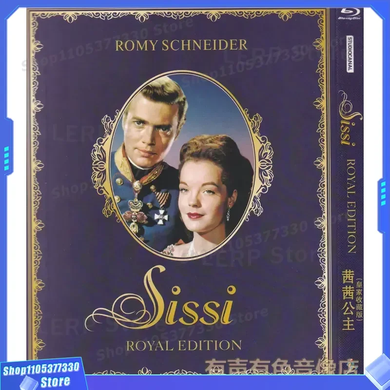 Austrian romantic film Sissi Princess trilogy complete set authentic high-definition restored Blu-ray 3-disc set