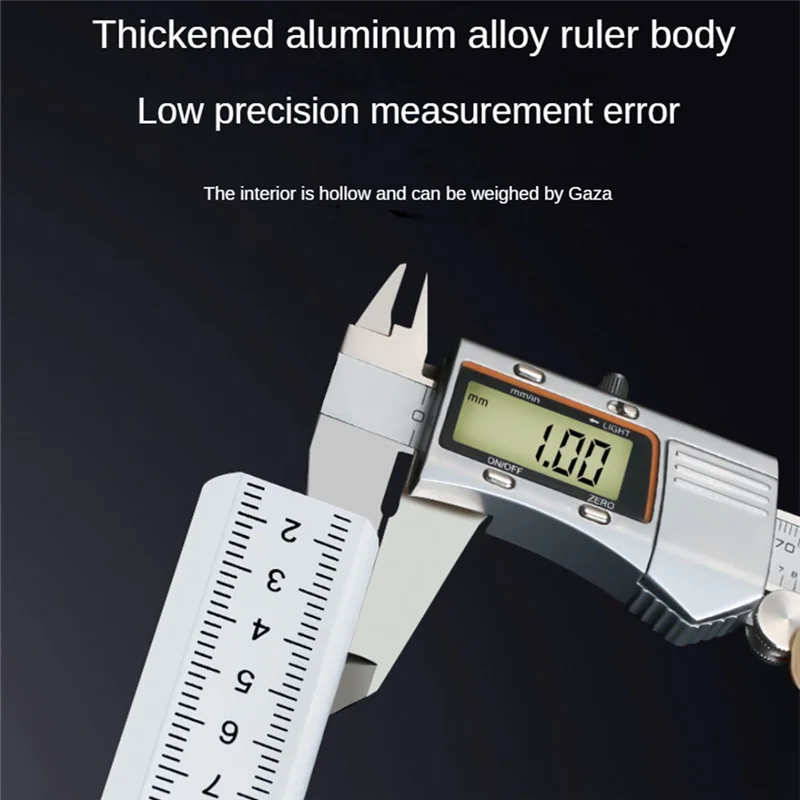

A63K-2Pcs Ceiling And Floor Tile Height Ruler, Measuring Ruler With Magnetic Base, Measuring Ruler, Suspended Ceiling