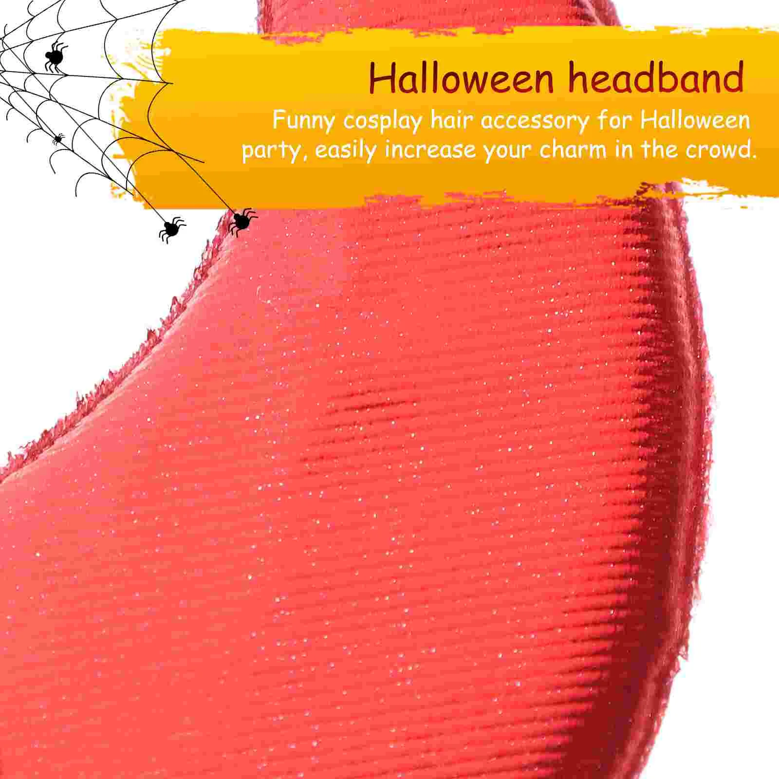 ที่คาดผมแตรปีศาจอุปกรณ์ผมฮาโลวีน Horns Hairband เครื่องแต่งกายแวววาว