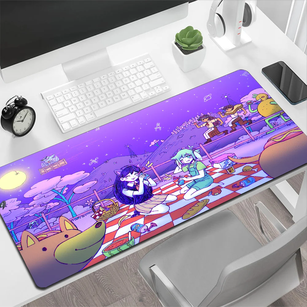 Anime Omori Large Mouse Pad Gaming Mouse Pad PC Gamer Computer Mouse Mat Big Mousepad XXL Carpet Keyboard Desk Mat Mause Pad