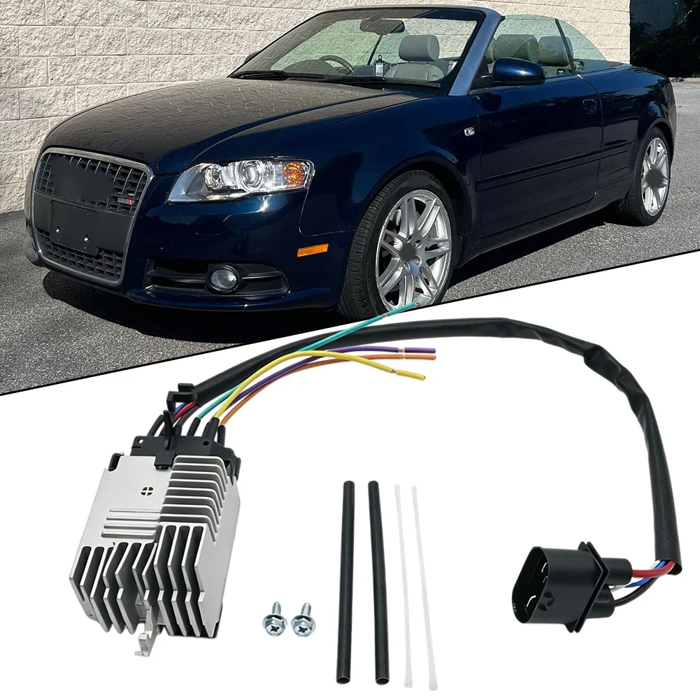

Radiator Fan Control Module for For A4 2002-2009 Cabriolet 2002-2009 Prevents Engine Overheating via Precise Control