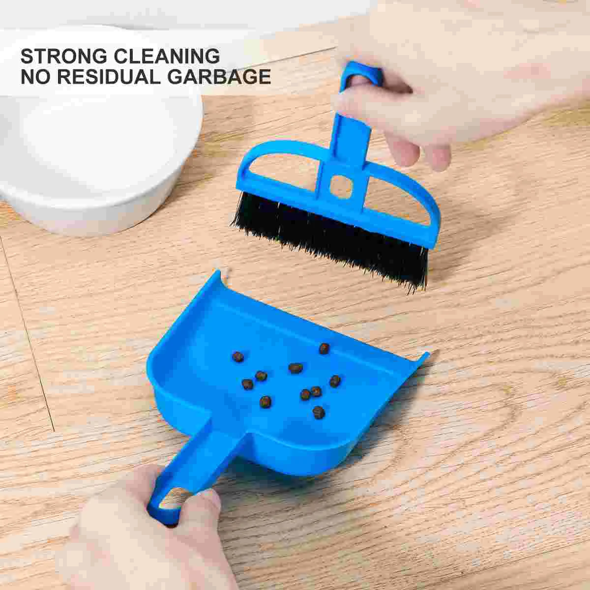 Pet Dustpan Set Ferret and Brush with Bunny Cages Supplies Small Broom