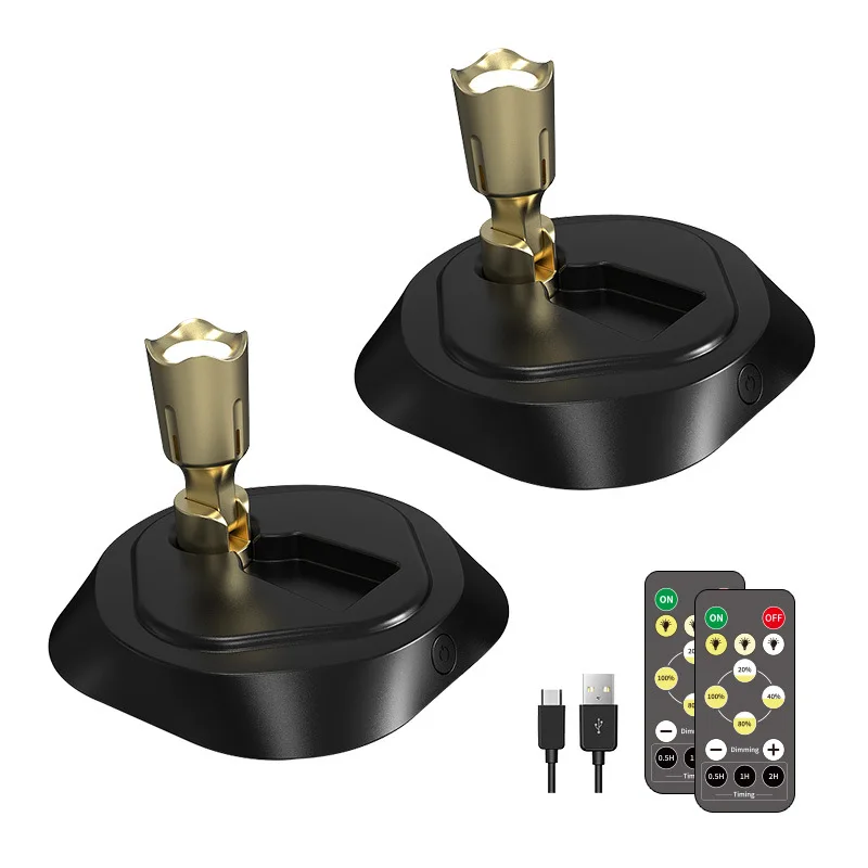 High Quality Rechargeable Wall Light Custom Decorative LED Lamps with Logo Design for Remote Control Indoor Night Light