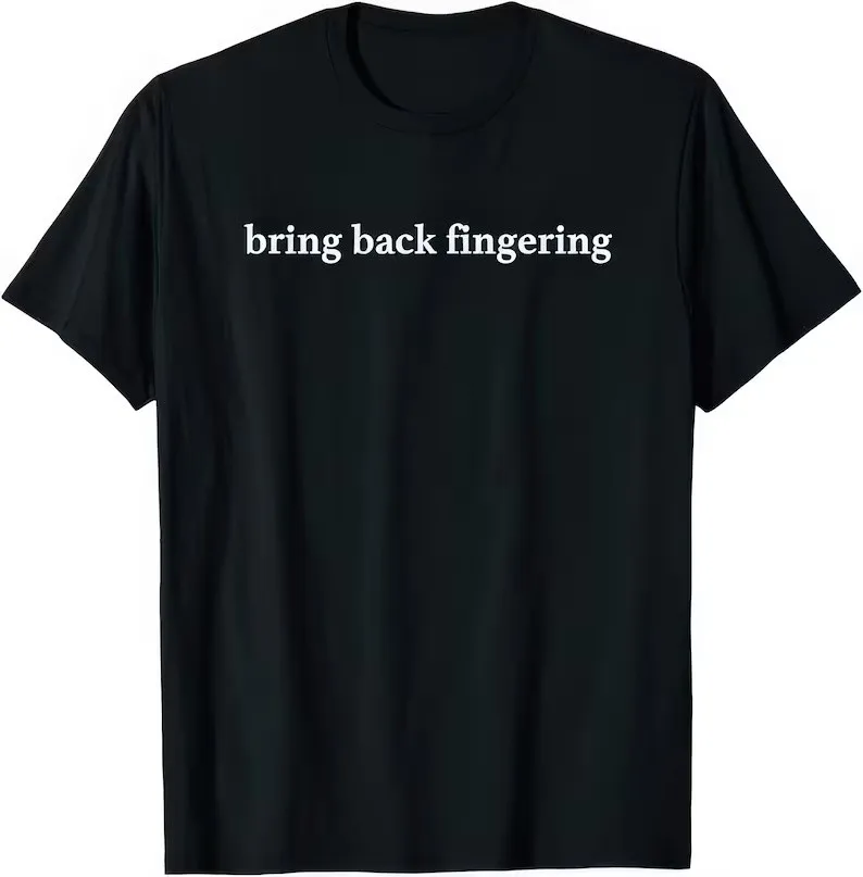 

Bring Back Fingering T Shirt Clothing, Shoes & Accessories|Men|Men's Clothing|Shirts|T-Shirts