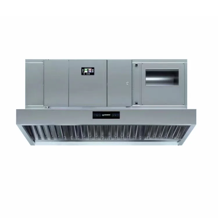 Restaurant Auto Clean Ductless ESP Downdraft Cooker Hoods Hotel De Cuisine Kitchen Exhaust Extractor Commercial Range Hoods