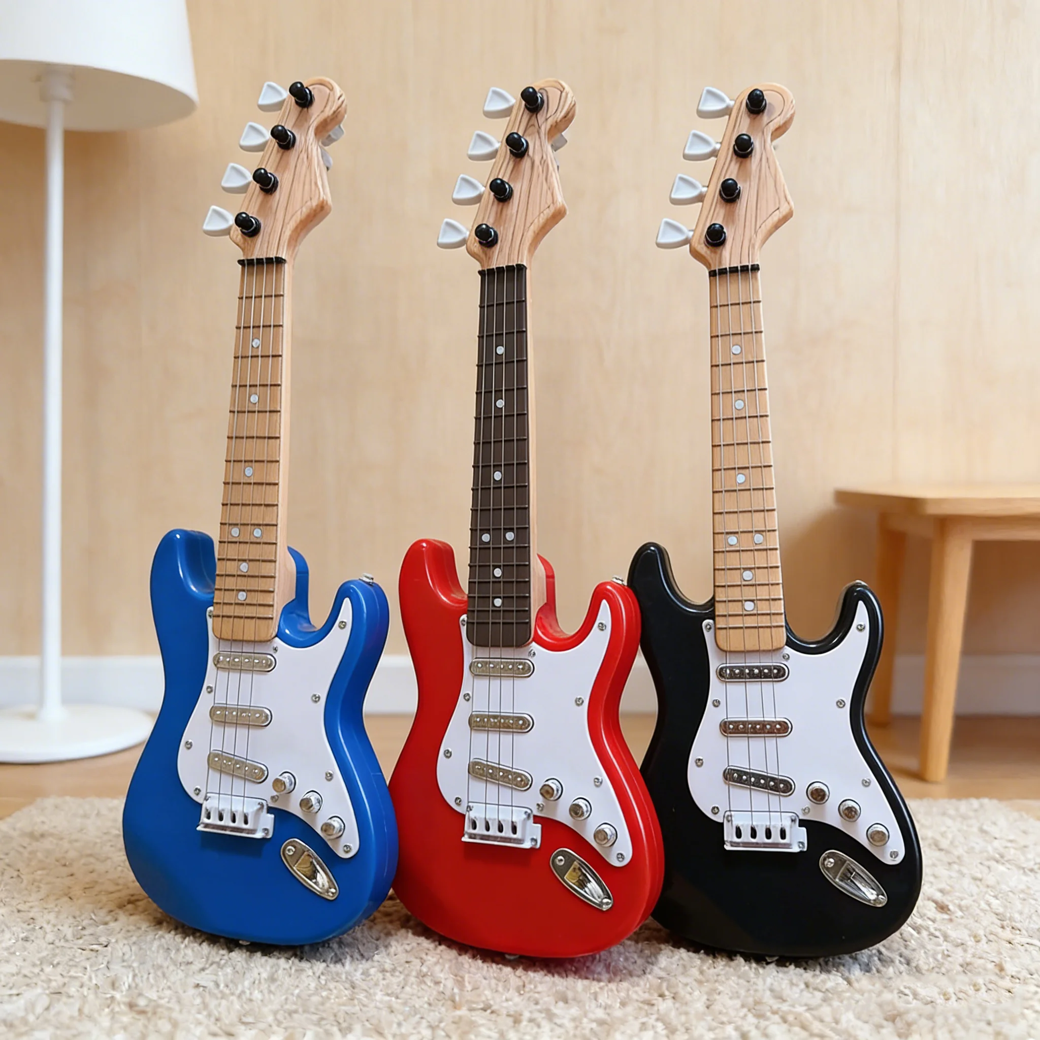 

Детская электрогитара-игрушка, многофункциональный музыкальный инструмент, электрогитара с выдвижными струнами, музыкальная игрушка