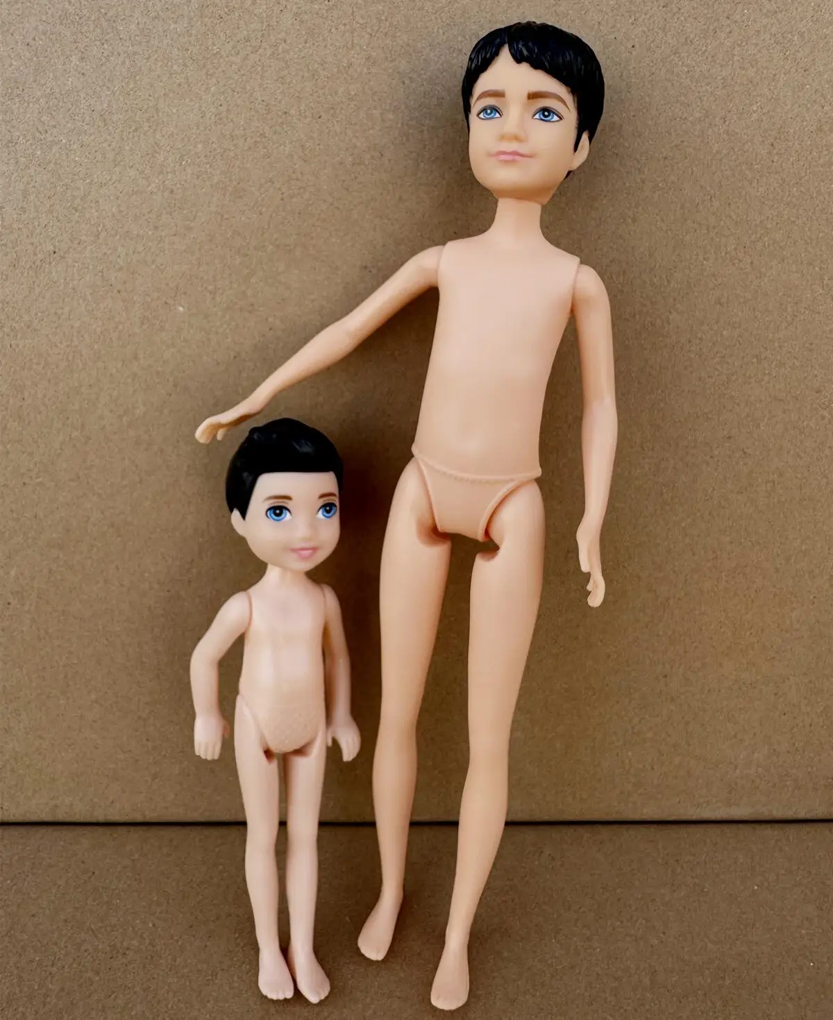 13cm Mini Kelly 5-inch Little Boys Girls Teenager Sisters Brothers Dark Ordinary Skin Naked Body Reborn Bjd 1/12 Toys For Kids