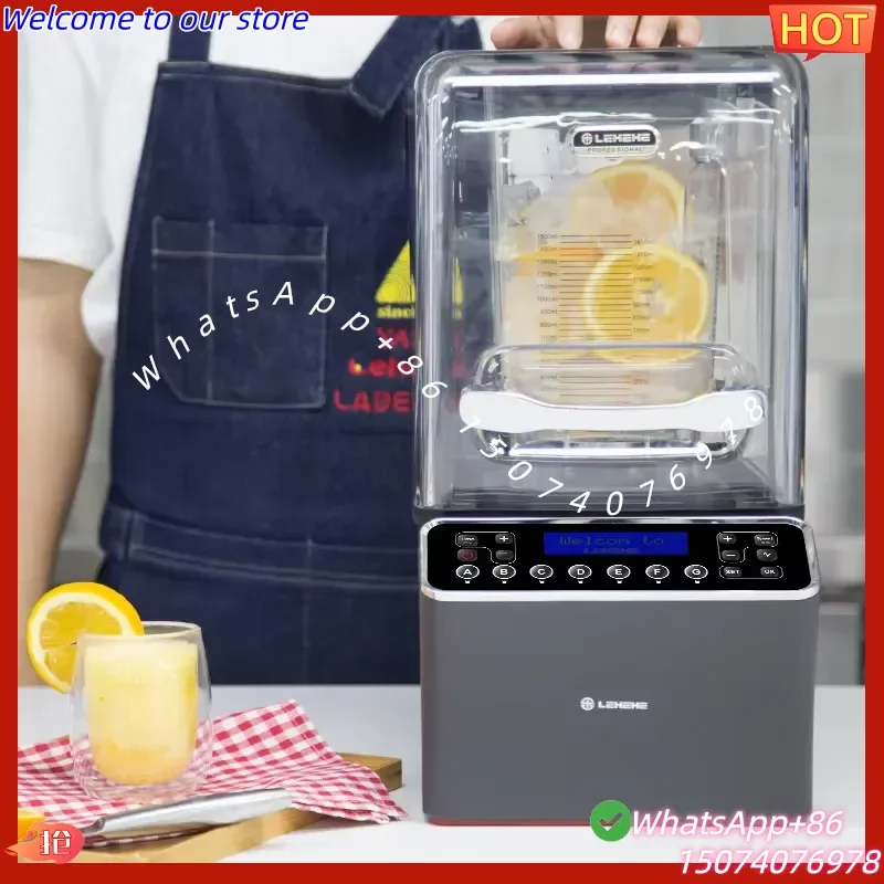 2026 High Power Multifunctional Heavy Commercial Blender USB Powered Soundproof Enclosure for Household Use
