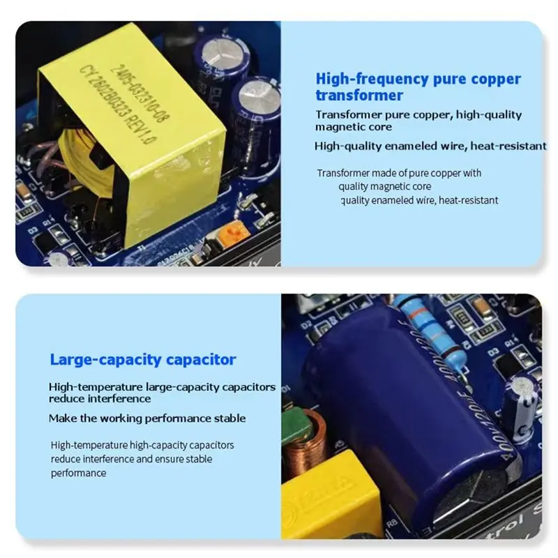 LXYB18B Power Supply Controller 12V 5.2A High-Power Designed For Facial Recognition Access Control, Smart Locks& Time Attendance