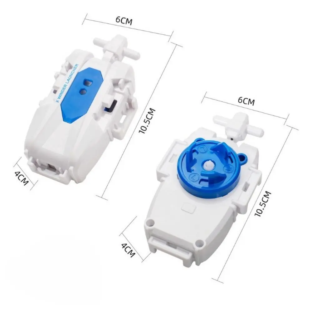 Creative Multicolor Gyro Handle Launch Spinning Tops Turn Toy Gyro Reverse Wire Launcher Anime Plastic Transmitter Handle