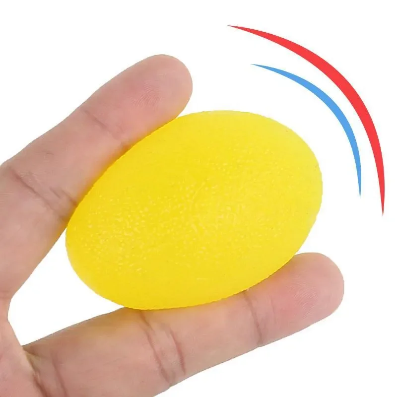 Silikon Hand Grip Ball Ei Männer Frauen Gym Fitness Finger Schwere Exerciser Kraft Muskel Erholung Greifer Trainer – Detail 6