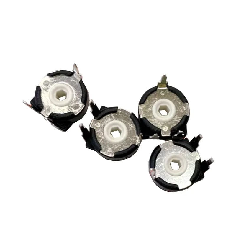 10pcs  PT10  5k 10k 20k 22k 100k adjustable resistance horizontal hexagonal hole potentiometer 10mm