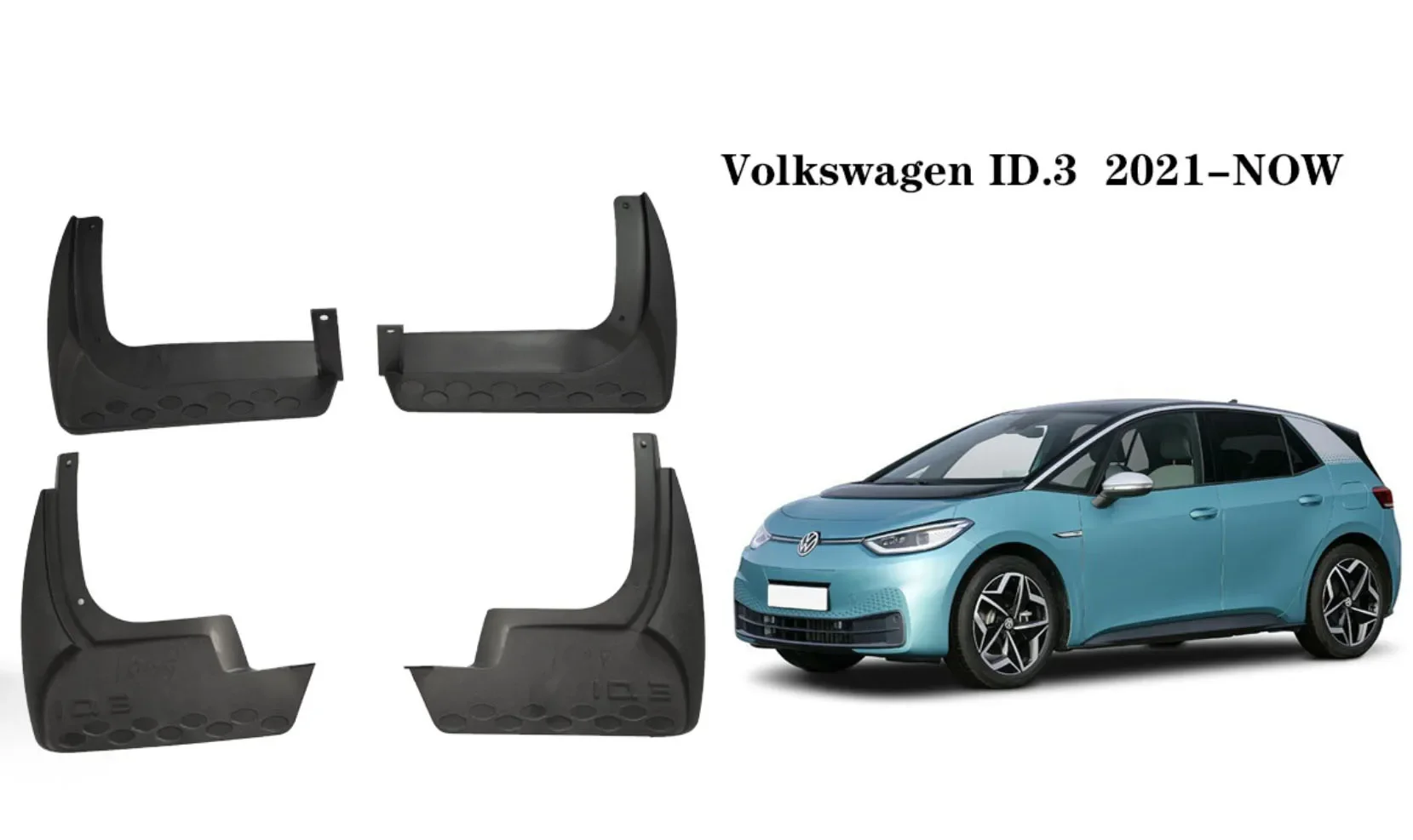 اللوحات الطينية للسيارة Volkswagen VW ID.3 ID.4 ID 3 ID 4 CROZZ 2020 2021 2022 2023 واقيات الطين واقيات الطين واقيات الطين #2