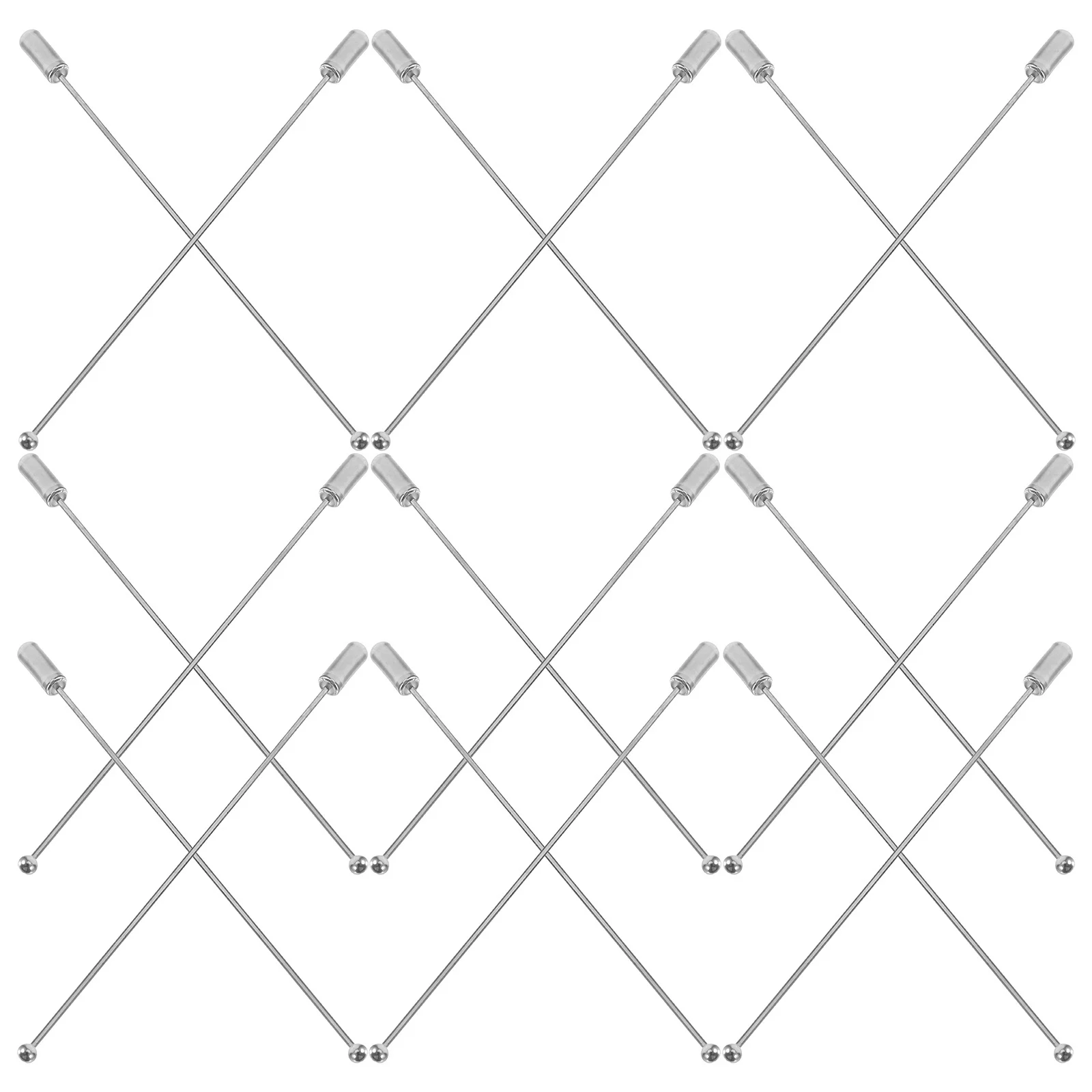 

40Pcs White K Copper Brooches Simple Stylish Pins for DIY Hat Dress Lapel Party Banquet Accessories Long Pins DIY Handmade