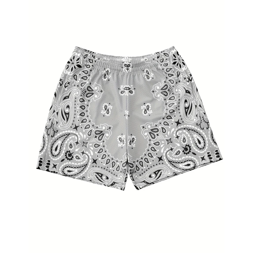 Classic Paisley Pattern Beach Short For Men 3D Print Summer Quick Dry Drawstring Leisure Board Shorts Outdoor Street Ootd 2026