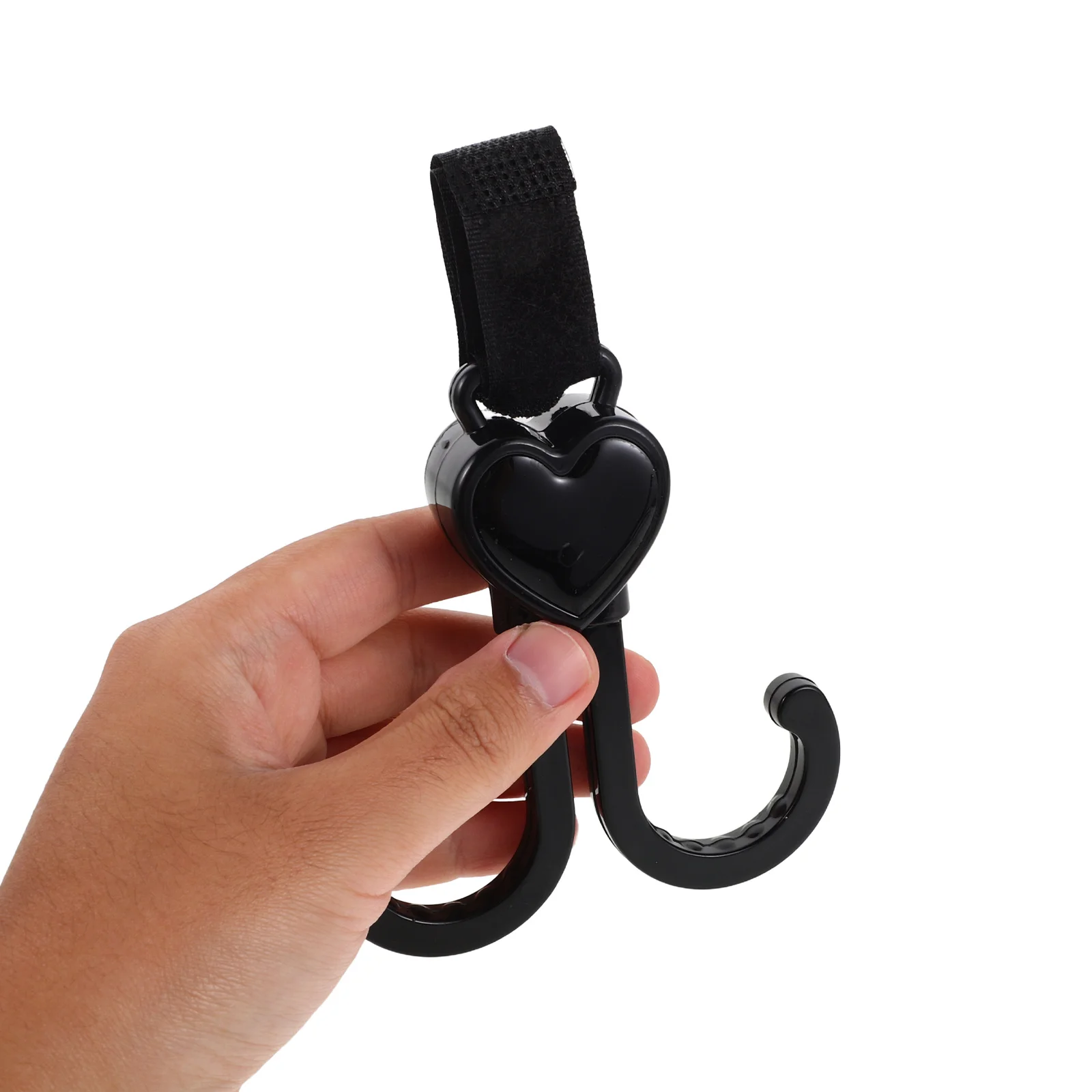 

2Pcs Baby Stroller Hooks Universal Fit for Scooter Wheelchair Walker with Double Hook Design for Diaper Bags Purses