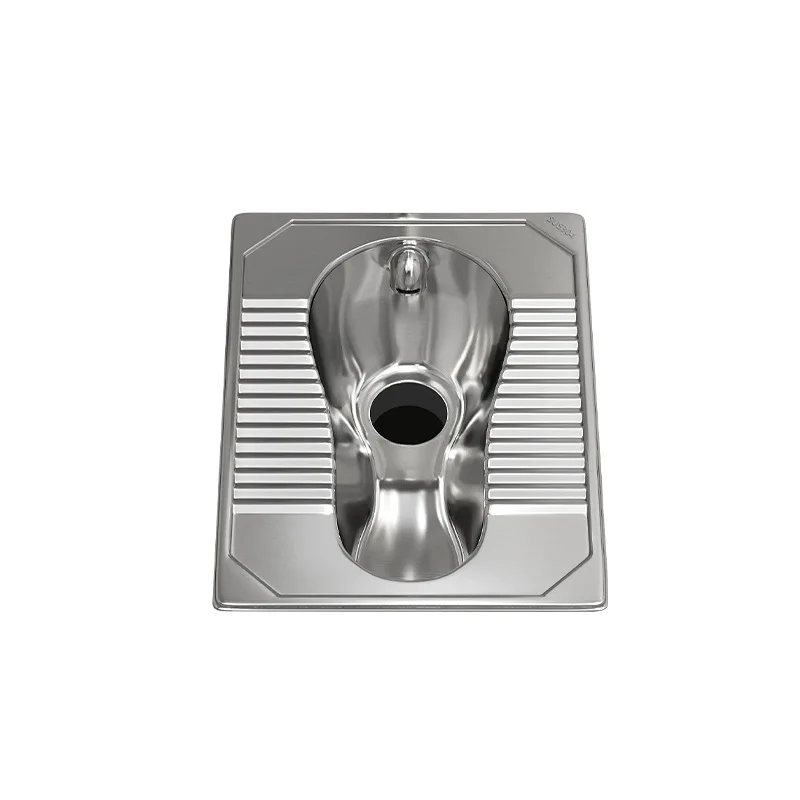 Mounted Squat Toilet Ready Stock Cheap Price 304 Stainless Steel Polish Finish Squatting Pan Floor
