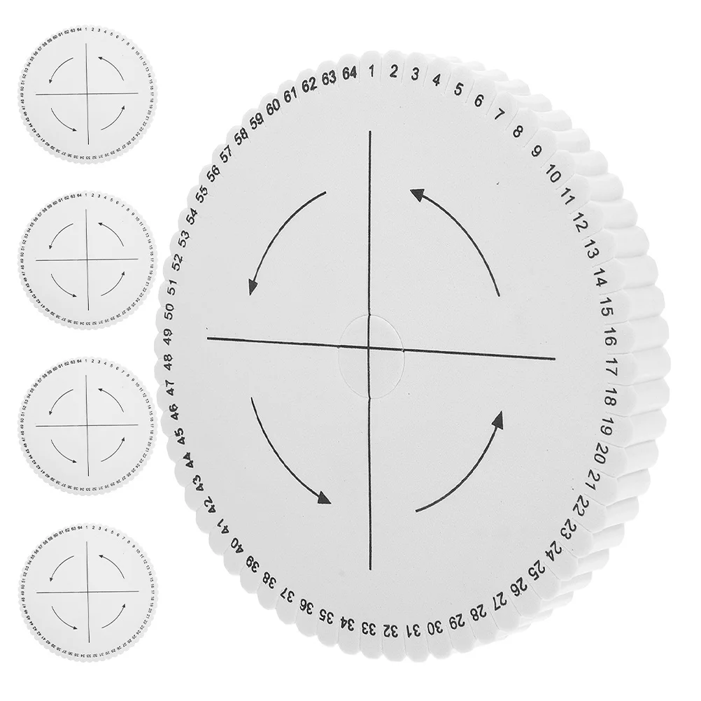 5 قطعة قرص تجديل 64 فتحة سميكة رغوة النسيج مجلس للصداقة أساور صنع المجوهرات الحرفية المحمولة لتقوم بها بنفسك عدة دائم #4