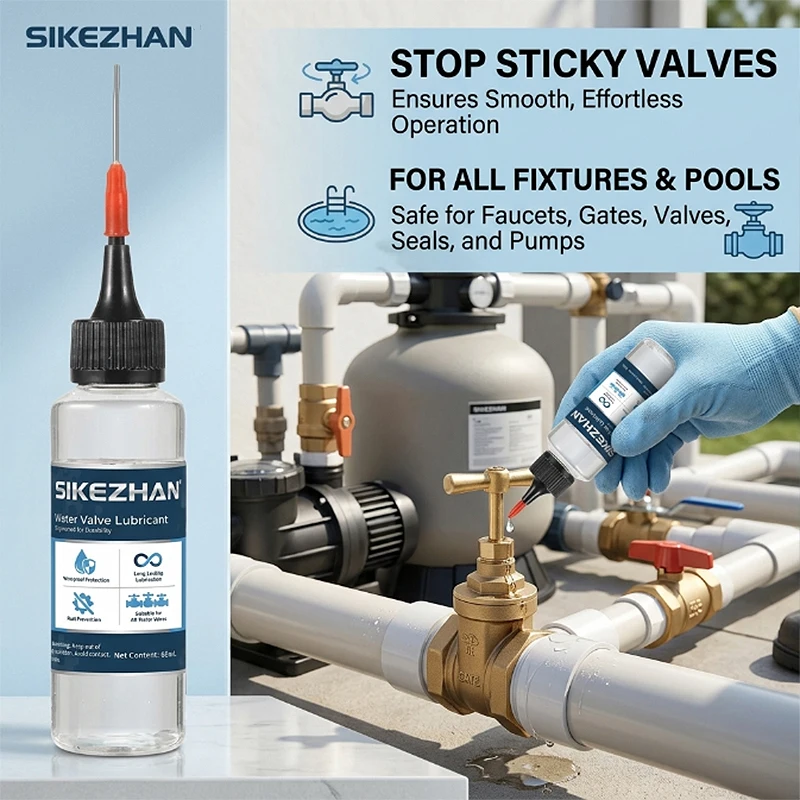 100ml Waterproof Silicone Lubricant SIKEZHAN Pool O-Ring Faucet Valve Grease Anti-Corrosion For Swimming Pool Gear Care
