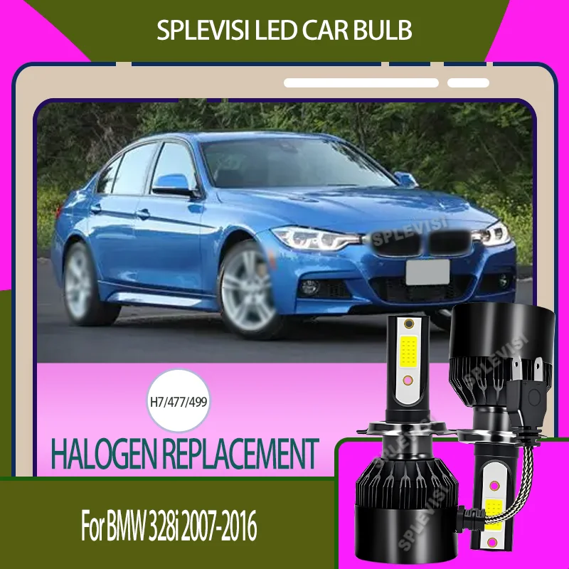 

300% Brighter than Halogen LED Car Light Hi Lo Beam For BMW 328i 2007-2016 2007 2008 2009 2010 2011 2012 2013 2014 2015 2016