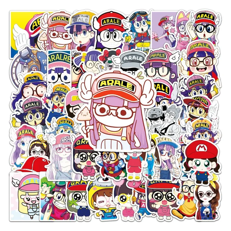 50pcs ARALE‌ Game Stickers Luggage Water Cup Stationery Mobile Phone Car Scooter Laptop Refrigerator Decoration Sticker