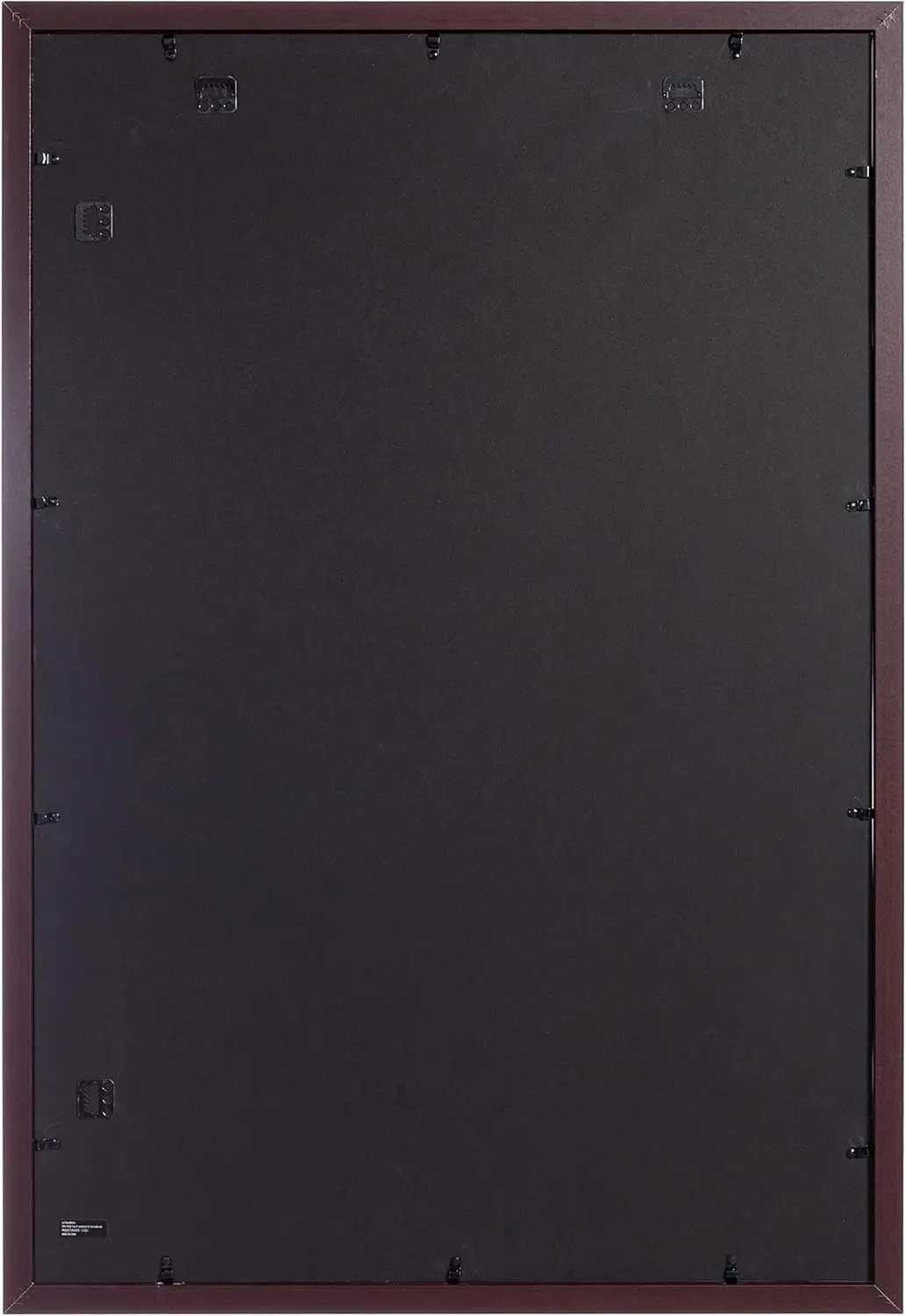 24" x 36" 2-Pack Mahogany Back-Loading Wooden Poster Frame with Classic Edges