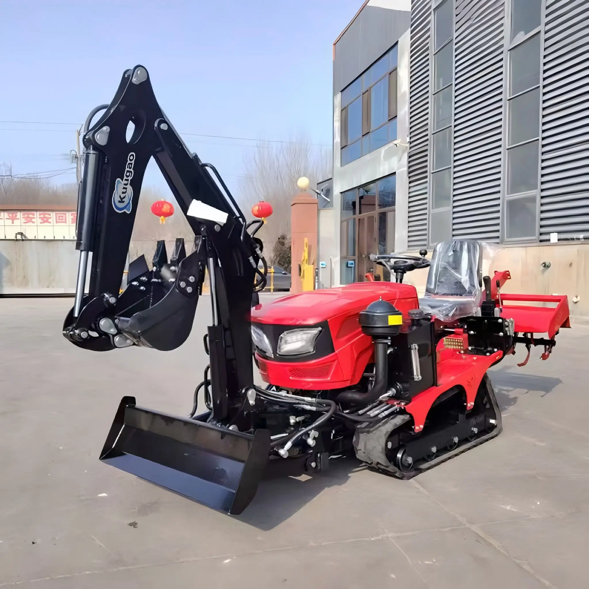 ミニ耕運機 25馬力/35馬力 ロータリークローラートラクタ - Orchard Sprayer Tractor のレビューと価格