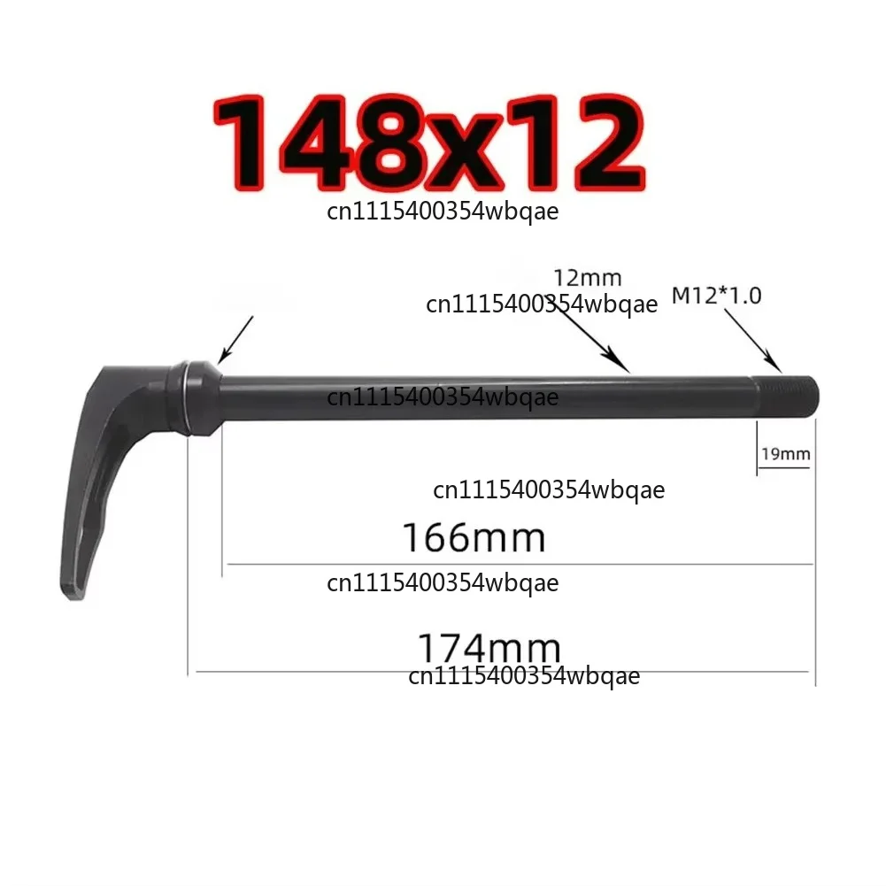 ZOCI- Bicycle Thru Axle Lever 100 142 148x12mm For Boost BMC Cube Canyon S-works Bike Quick Release Barrel Shaft Cycling