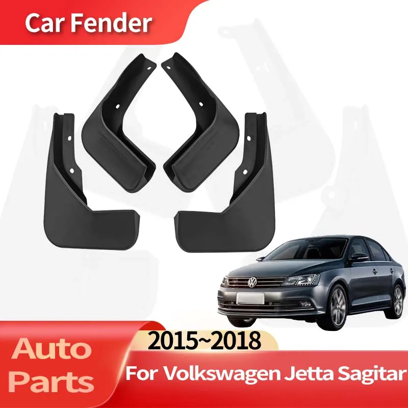 

Auto Accessories For Volkswagen Jetta Sagitar 2015~2018 Car Fender Anti-sand Splash Mud Guard Skin Punch-free Installation Tools