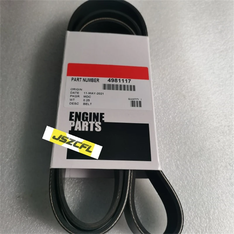 1 قطعة جديد 4981117   لمجموعة مولدات آلات البناء محرك الكمون حزام المروحة